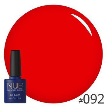 Гель-лак NUB №92 Bloody Mary 8 мл