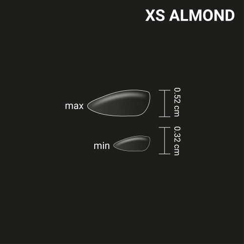 Гелеві тіпси Adore SPLETNIца XS Almond 240 шт
