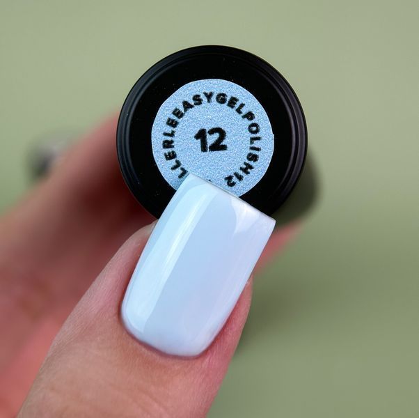 Гель-лак однофазний блакитний Siller Easy Gel, №12, 8мл