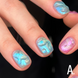 Втирка-хамелеон золотисто-блакитна Adore Aurora powder №1, 0.5 г
