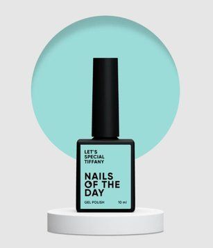 Гель-лак ніжно-бірюзовий NAILSOFTHEDAY Let's special Tiffany, 10 мл