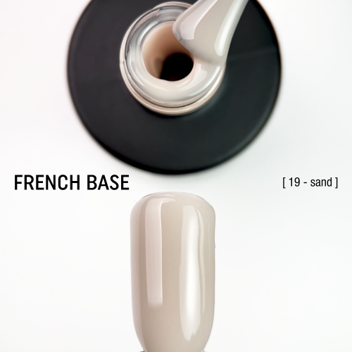 База для френчу пісочна Adore French №19, 15 мл