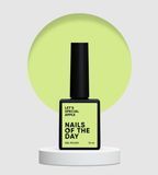 Гель-лак салатовий пастельний NAILSOFTHEDAY Let's special Apple, 10 мл