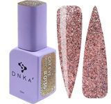 Гель-лак "котяче око" пудрово-рожевий DNKa Gel Polish, 12 ml Cat Eye #0135