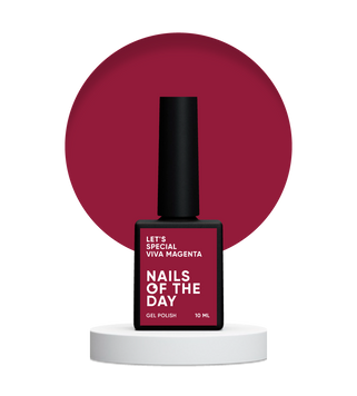 Гель-лак журавлиний NAILSOFTHEDAY Let's special Viva Magenta, 10 мл
