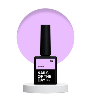 Гель бузковий NAILSOFTHEDAY Bottle Gel №09, 10 мл