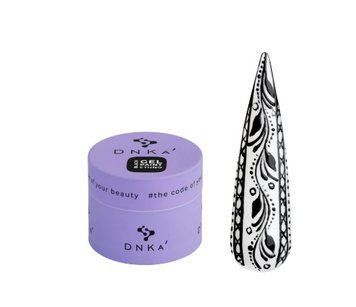 Гель фарба чорна Gel Paint DNKa black, 5 ml