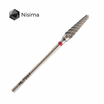 Конус для тонкого зняття червоний абразив Hl706fK Nisima