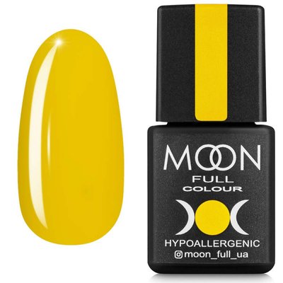 Гель лак Moon Full Fashion color №245 лимонний, 8 мл