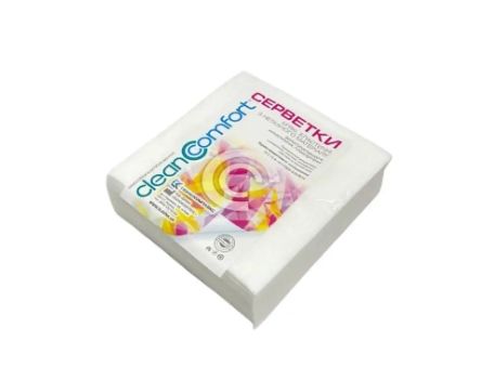 Серветки сітчасті 15х15 см, 40г/м2, 100 шт, Cleancomfort