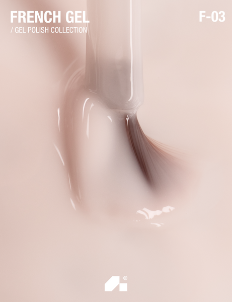 Гель-лак для френчу порцеляново-персиковий Adore № F-03 porcelain 12 мл