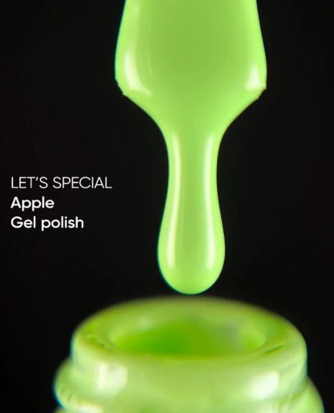 Гель-лак салатовий пастельний NAILSOFTHEDAY Let's special Apple, 10 мл