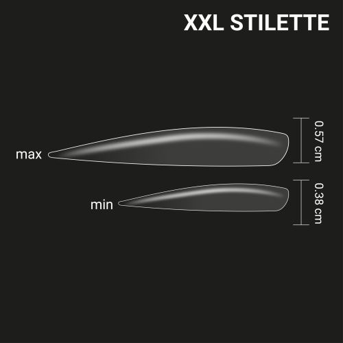 Гелеві тіпси Adore SPLETNIца ХXL Stilette 240 шт