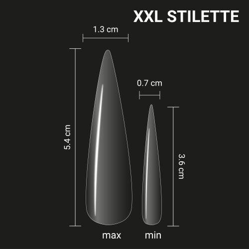 Гелеві тіпси Adore SPLETNIца ХXL Stilette 240 шт