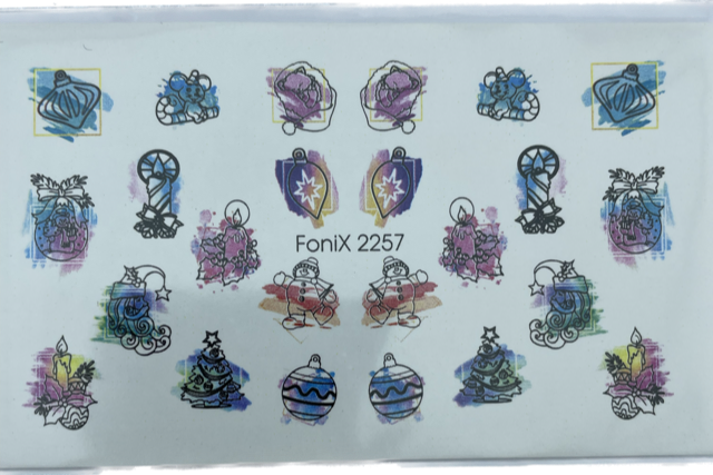 Слайдер Fonix 2257 кольорові новорічні іграшки