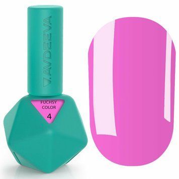 Гель-лак рожево-фуксійовий Avdeeva Fuchsy Color №4, 12мл