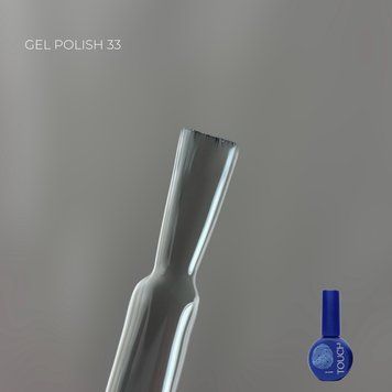 Гель-лак теплий сірий Touch Gel Polish 33, 9мл