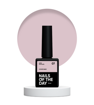 База камуфлююча кольору латте Nailsoftheday Cover base NEW Formula 07, 10 мл