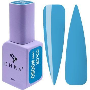 Гель-лак насичено-блакитний Gel Polish, 12 ml Color #0050