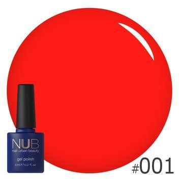 Гель-лак NUB №1 Hawaiian Sunset 8 мл