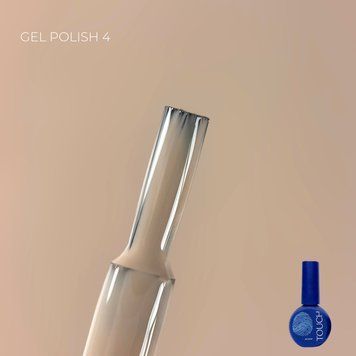 Гель-лак бежевий Touch Gel Polish 04, 9мл