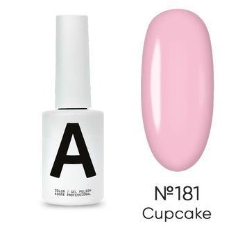 Гель-лак світло-рожевий Adore №181 - cupcake, 12 мл