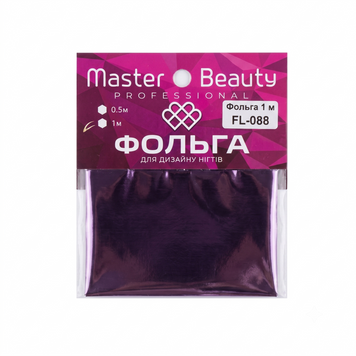 Фольга перевідна світло-бузкова глянсова, 4х100 см, Master-Beauty FL 088