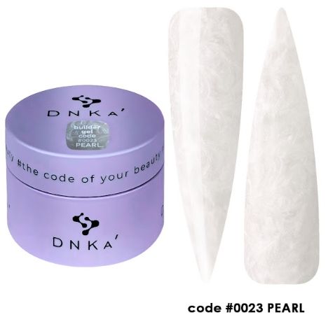 Гель будівельний перлинний білий Builder Gel DNKa #0023 Pearl, 30 мл