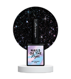 Гель-лак світловідбивний чорний з голографік NAILSOFTHENIGHT Manhattan, 10 мл