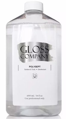 Gloss дезенфікуючий засіб Polysept для поверхень та шкіри 1000мл. Gloss дезенфікуючий 1000м фото