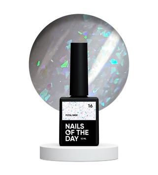 База з поталлю NAILSOFTHEDAY Base Potal №16, 10 мл