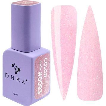 Гель-лак рожевий з шимером Gel Polish, 12 ml Color #0093