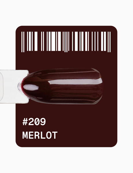 Гель-лак бордовий Adore №209 merlot, 12 мл