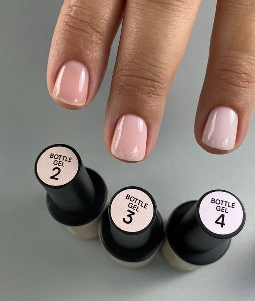 Гель для нігтів натуральний рожевий Vakula Nails Bottle Gel №2, 30 мл