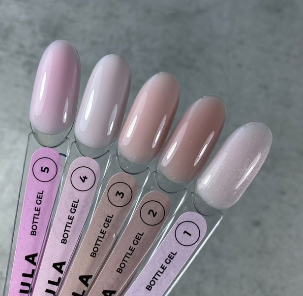 Гель для нігтів натуральний рожевий Vakula Nails Bottle Gel №2, 30 мл