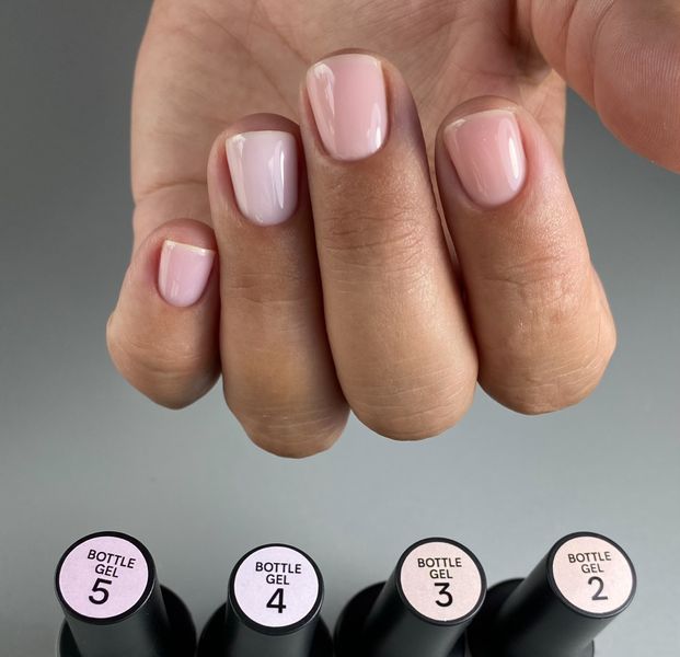 Гель для нігтів натуральний рожевий Vakula Nails Bottle Gel №2, 30 мл