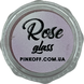 Втирка дзеркальна пильна троянда Rose Glass NailApex