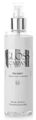 Gloss дезенфікуючий засіб Polysept для поверхень та шкіри 250 мл. Gloss дезенфікуючий 250мл фото