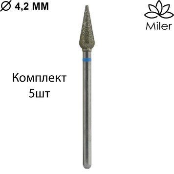 Морква 4,2 мм синя M893m042 Miler набір 5 шт