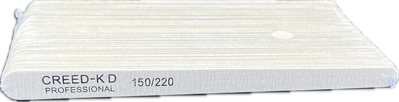 Набір пилок для нігтів 150/220 "крапля" Creed-KD, 50 шт