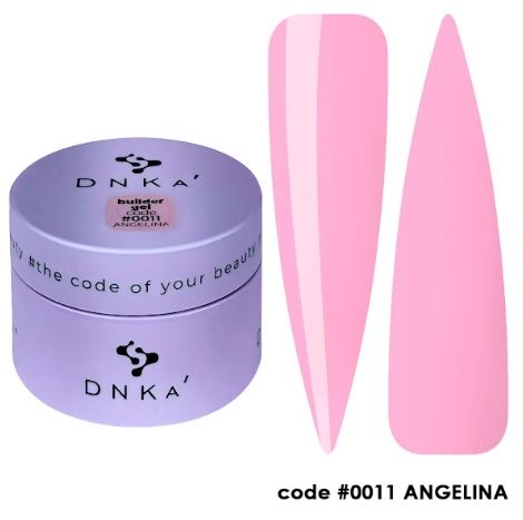 Гель будівельний рожевий DNKa Builder Gel #0011 Angelina, 30 мл