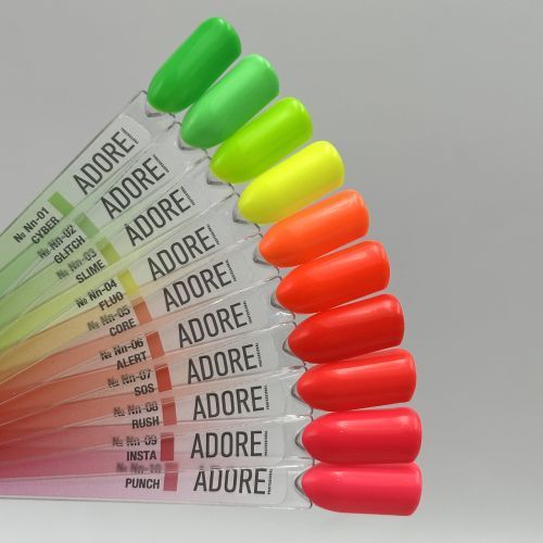 Гель-лак неоновий фуксія Adore neon max Nn-09, 8ml