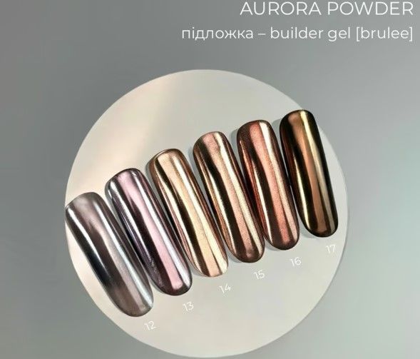 Втирка-хамелеон Touch Aurora powder №13, 5мл